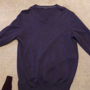 Vanheusen sweater purple and maroon.